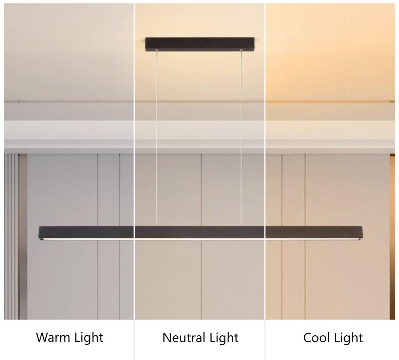 Kroonluchter modern van - 1 lichtbronnen - L.100 x H.150 cm - wit